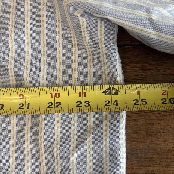 LL Bean Men's Wrinkle Resistant Long Sleeve Button Up Size 16 1/2-35 Light Blue - Picture 5 of 10
